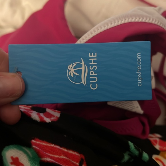 Floral Low Waist Bikini Set Women's Sexy Bow Tank 2 Piece Swimsuit - Picture 2 of 2